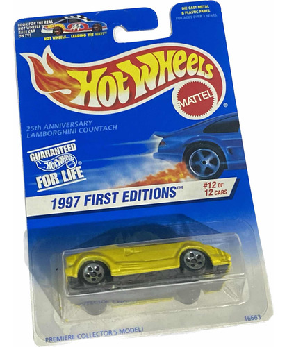 Hot Wheels Lamborghini Countach First Edition 1997