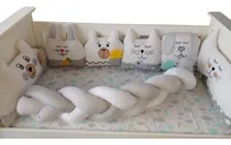 Comprar Chichoneras Animalitos Con Trenza - Set Completo Para Cuna