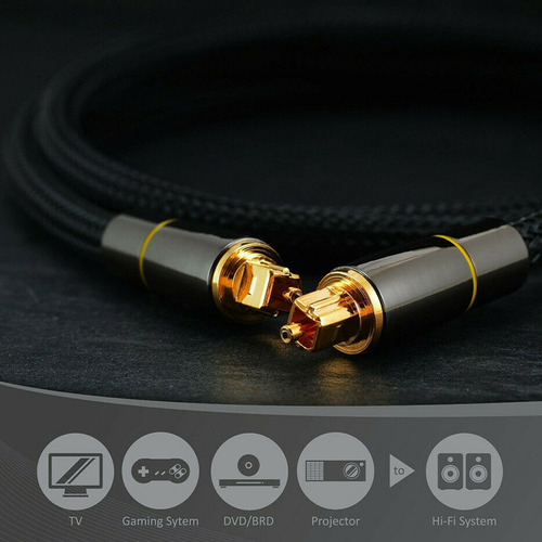 Cable Óptico De Audio Digital De 1,5 M, Cable Spdif, Cable D