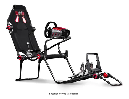 Asiento Simulador Plegable Gaming Racing F-gt Lite Negro Y Rojo