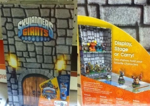 Prannoi Skylander Caja De Exhibición De Castillos De Nci6m