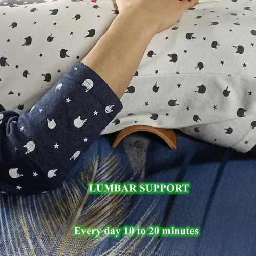 Almohada De Bambú Para El Cuello, Ergonómica, Cómoda,