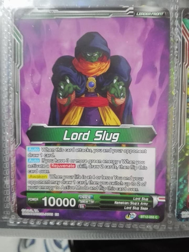 Lord Slug,rejuvenated Invader Leader Carta Dragón Ball