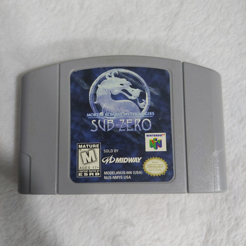 Fita Nintendo 64 Mortal Kombat Mythologies Sub-zero (Usado)