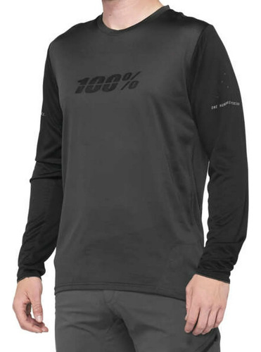 Polera Mtb Ridecamp Black/charcoal -tienda Oficial 100%