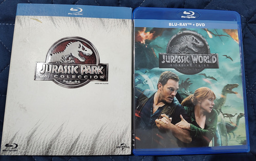 Colección Jurassic Park + Jurassic World 1 Y 2 Bluray (Usado)