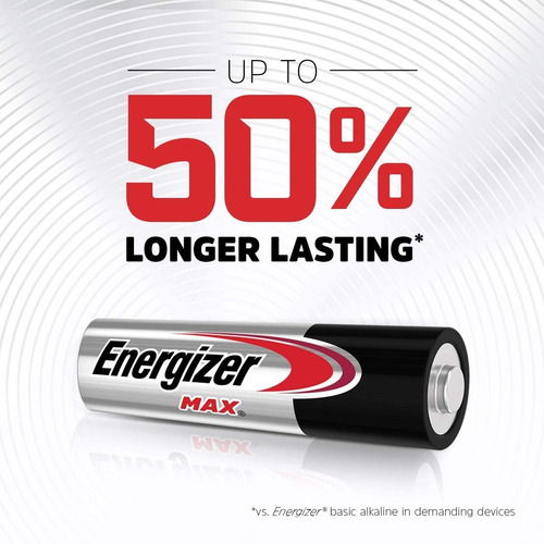 Pilas AA Energizer MAX Alcalina - Caja 120 Unidades
