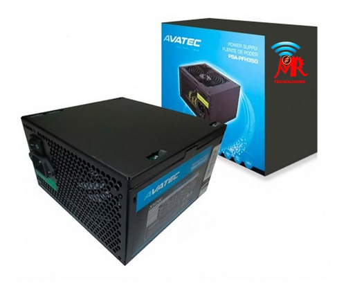 Fuente De Poder Real Avatec Psa-pfh350 Black 350w Real