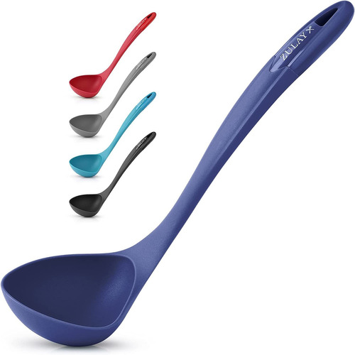 Zulay Large Spoon With Comfort Grip, Nylon Aa