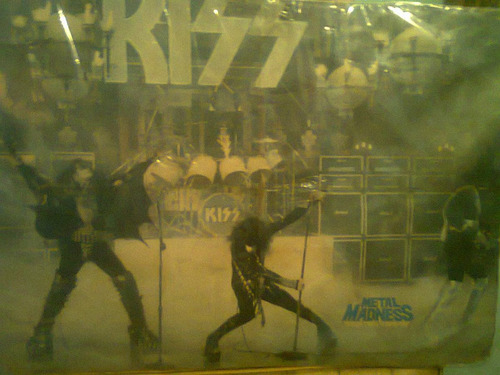 Kiss Poster Destroyer Era Revista Metal Madness Retro Kxz
