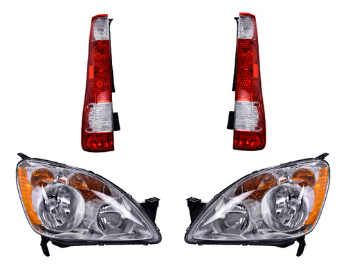 Set Calaveras + Faros Depo Honda Cr-v 2005-2006