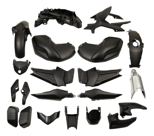 Kit De Plasticos Completo Yamaha Fz16 Mtc