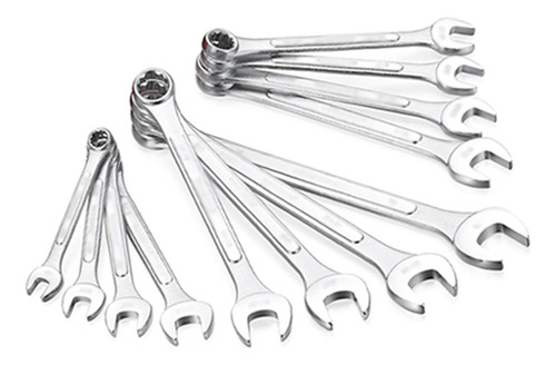 Carrinho De Ferramentas Com Kit Chaves Combinadas 6x22mm Cor Preto