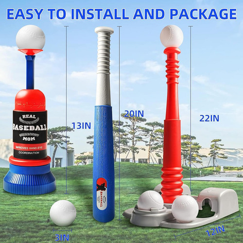 Tee Ball Set Extensible Bat Training Equipment Entertainment