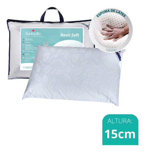 Kit Mix De Travesseiros De Látex Basic Flat E Soft