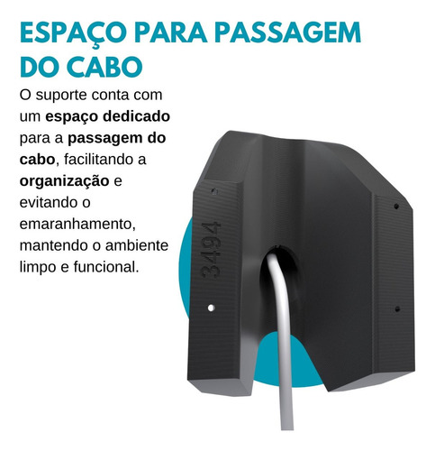 Suporte De Parede Compatível Com Antena Starlink 2ª Geração