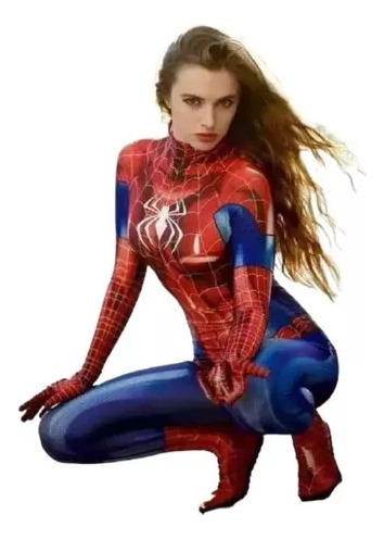 Mono Ajustado Para Cosplay De Spiderman
