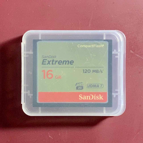 Cartão Compact Flash Cf Sandisk Extreme 120 Mb/s 16 Gb