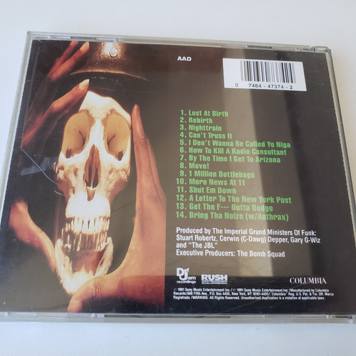 Cd Public Enemy Apocalypse 91... The Enemy Strikes Black