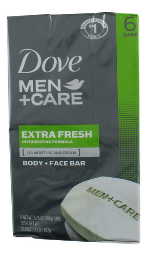 Dove Men+care Barras Extra Frescas Para Cuerpo + Cara, Arom.