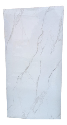 Placas Simil Marmol 60x30 Revestimiento Pared X2 Unidades Blanco