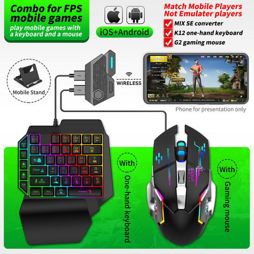 Set De Teclado Y Ratón Phone Game Converter