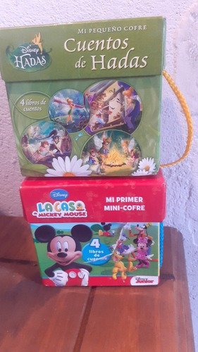 Libritos Son 8 En Total.2 Cajitas Mi Pequeño Cofre Disney.