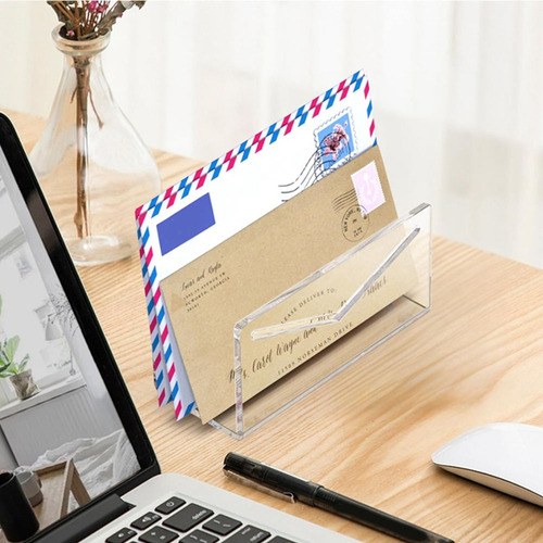 Mail Holder Mail Organizer Countertop Acrylic Mail Sorter Fo