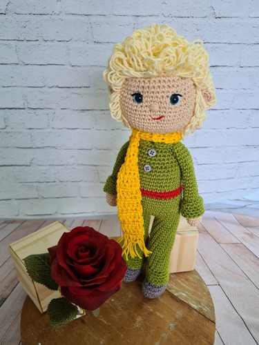 Boneco Pequeno Príncipe Amigurumi