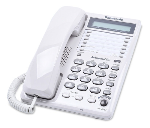 Telefono Con Pantalla Panasonic Lcd Kx-ts108 Alambrico Bl /v