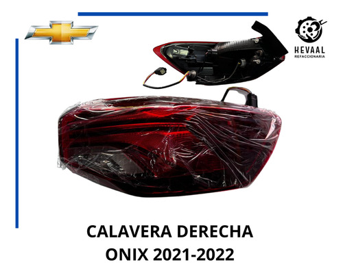 Calavera Derecha Exterior Onix 2021-2022 Derecho/pasajero No