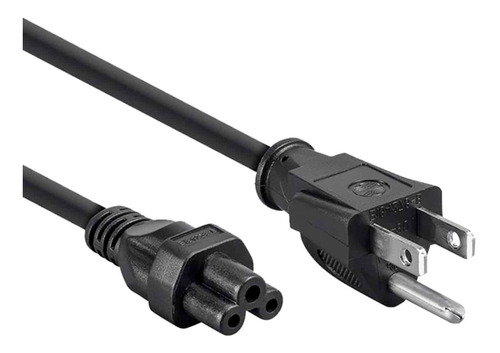 Cable Poder Tipo Trebol  Para Fuentes Adaptadores  1.80 Mts