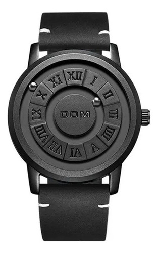 Reloj De Cuarzo Dom 1345 Para Hombre, Genial Bola Magnética,