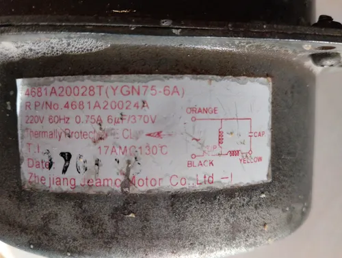 Motor Fan A/a 24000 Btu (Usado)