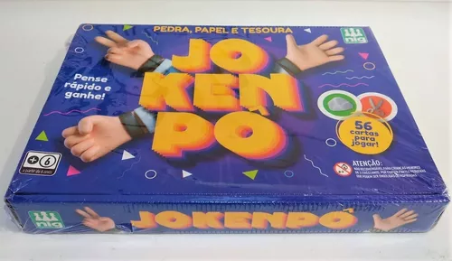 Jogo De Cartas Jokenpô Nig Pedra, Papel e Tesoura - Pequenos