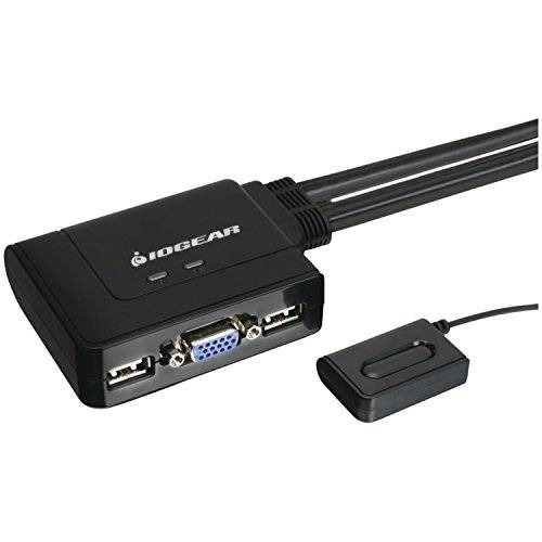 Iogear 2 Puertos Usb Kvm Switch Con Cables Y Gcs22u Remoto (