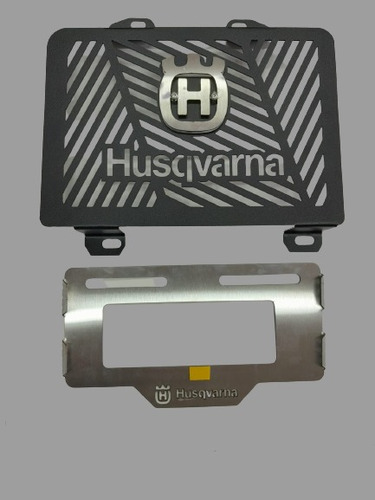 Protector De Radiador Husqvarna + Porta Placa 