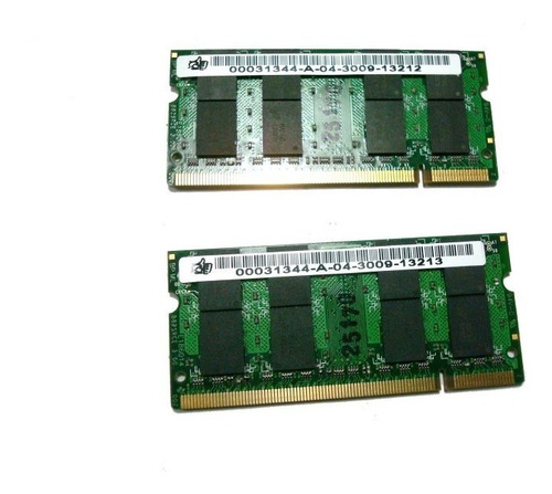 Kit 2 Gb 1+1 Memoria Kingston Ddr2-5300-667m-notebook-usado (Usado)