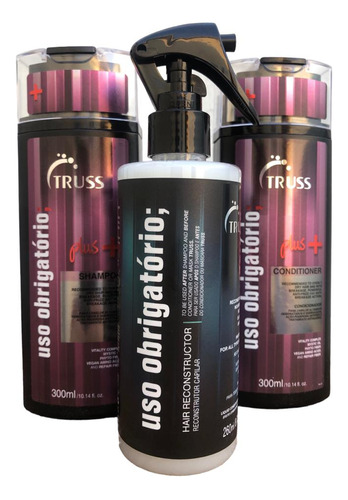 Truss Plus Mais Shampoo Condi 300ml + Uso Obrigatório 260ml