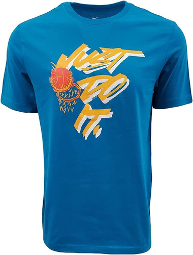 Remera Nike - Just Do It - M - Azul - Hombre