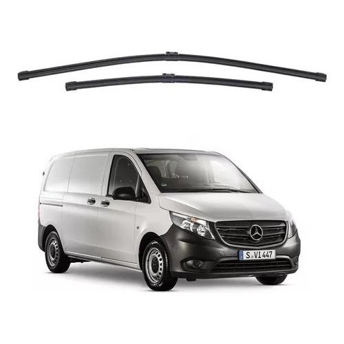 Palheta Slim Limpador Parabrisa Mercedes Benz Vito 2016/...