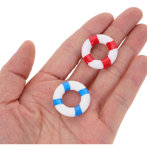 Anillo De Natación Con Diseño De Micropaisaje, 10 Unidades,