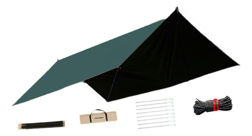 Tienda De Campaña Tipo Hamaca, Accesorios Verde Negro