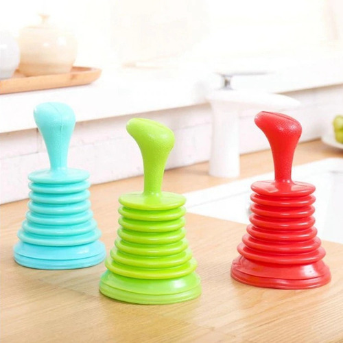 Imagen 9 de 10 de Sopapa Bacha Cocina Destapa Pileta Bañera Con Fuelle Succión