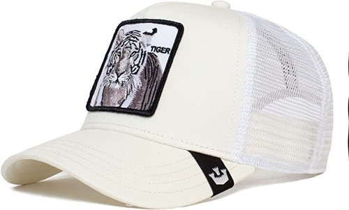 Gorra Goorin Bros White Tiger Tigre Blanco Animal - Original