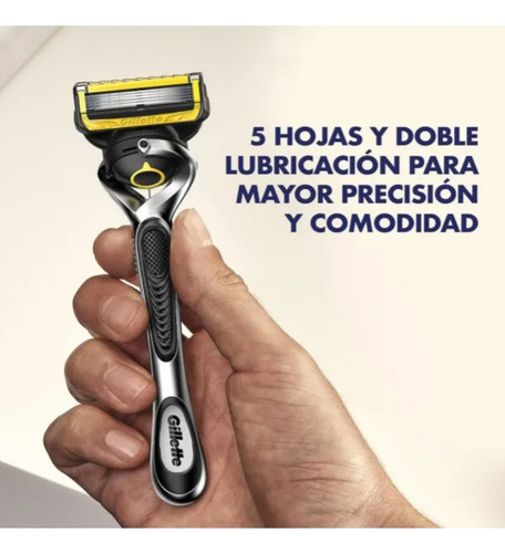 4 Repuestos O Cartuchos Para Gillette Proshield 5 Navajas