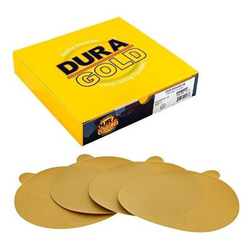 50 Lijas Orbital Adhesivas Dura-gold 15cm Grano 320