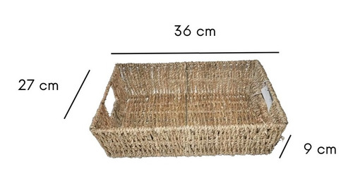 Bandeja Rectangular Natural
