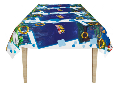 Forração De Mesa Plástica - Festa Sonic