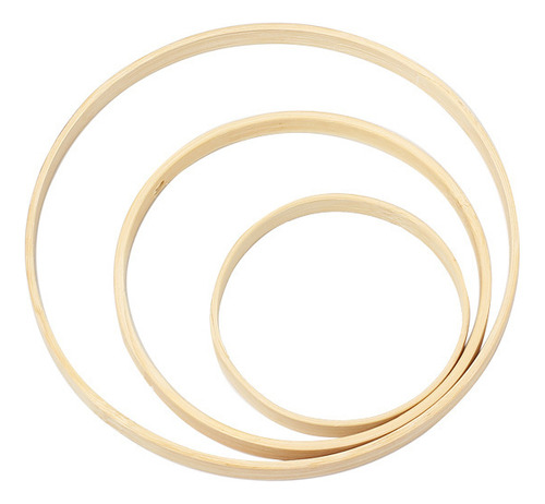 12cm Bamboo Circle Single Hole - Bamboo Dream Catcher